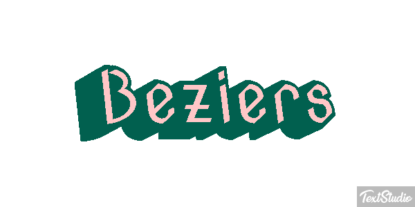 Béziers Текстовый эффект