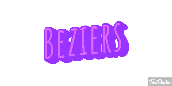 Béziers Текстовый эффект