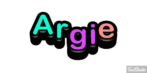 Argie Texteffekt
