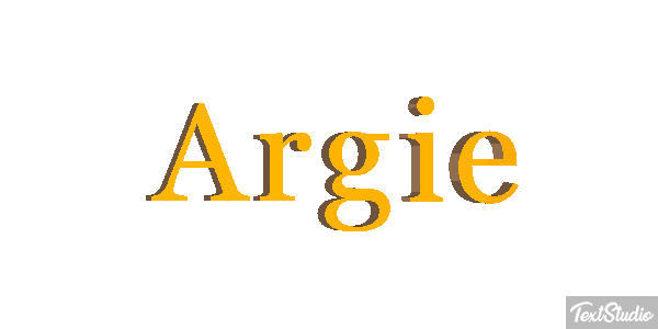Argie Texteffekt