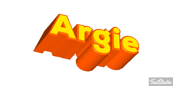 Argie Texteffekt