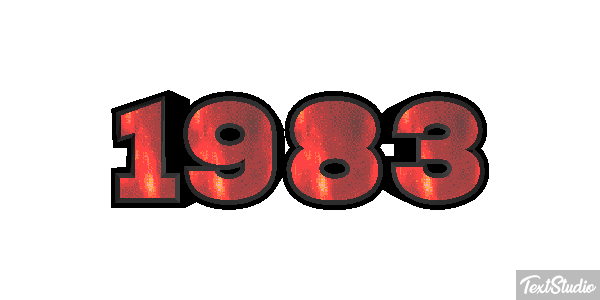 1983 Efecto de texto