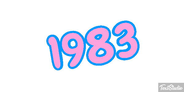 1983 Efecto de texto