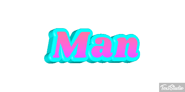 Man Efeito do texto