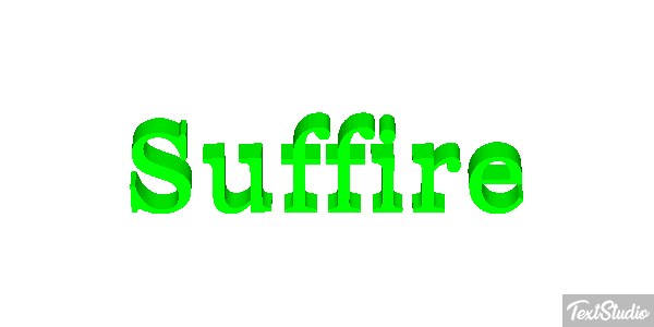 Suffire Effet de texte