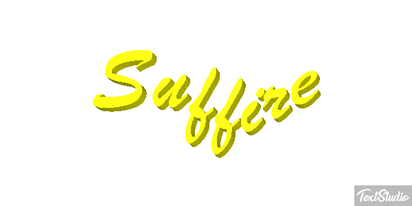 Suffire Effet de texte