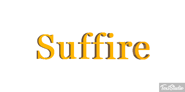 Suffire Effet de texte