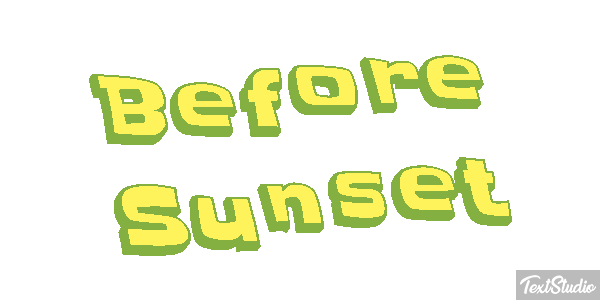 Before Sunset テキスト効果