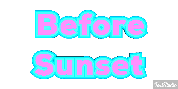 Before Sunset テキスト効果