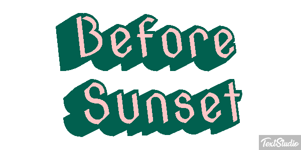 Before Sunset テキスト効果
