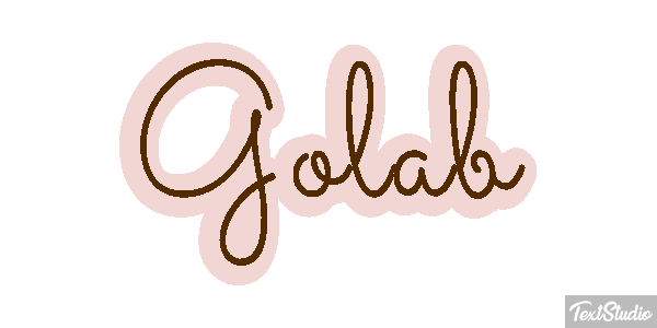 Gołąb Efeito do texto