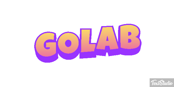 Gołąb Efeito do texto
