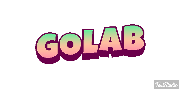 Gołąb Efeito do texto