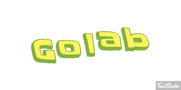 Gołąb Efeito do texto
