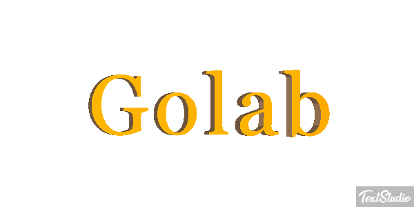 Gołąb Efeito do texto