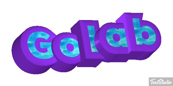 Gołąb Efeito do texto