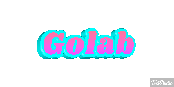 Gołąb Efeito do texto