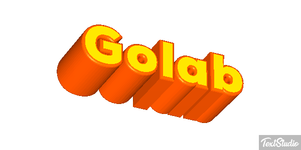 Gołąb Efeito do texto