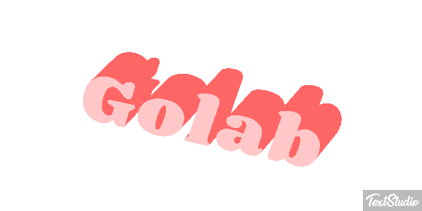 Gołąb Efeito do texto