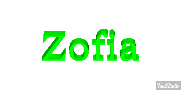 Zofia Efekt tekstowy