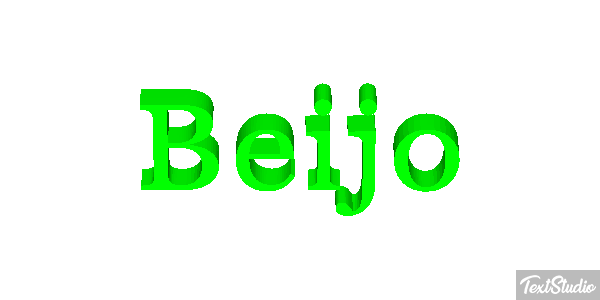 Beijo Текстовый эффект