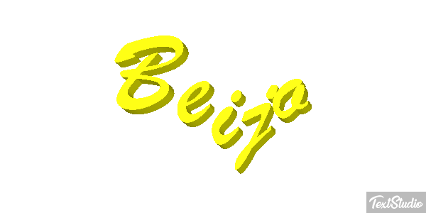 Beijo Текстовый эффект