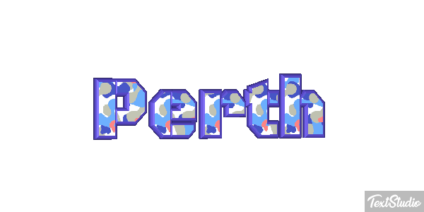 Perth Text effect