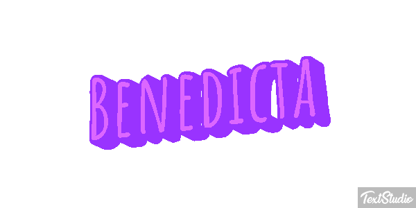 Benedicta Efecto de texto