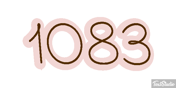 1083 Text effect
