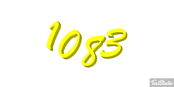 1083 Text effect