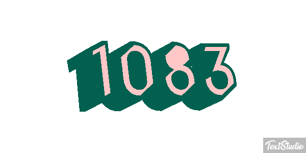 1083 Text effect