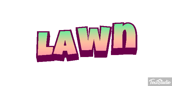 Lawn Text effect