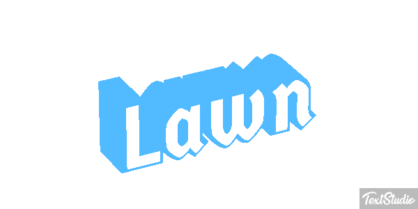 Lawn Text effect