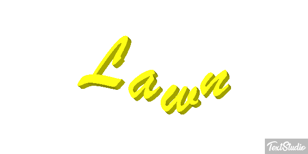 Lawn Text effect
