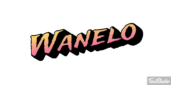 Wanelo テキスト効果