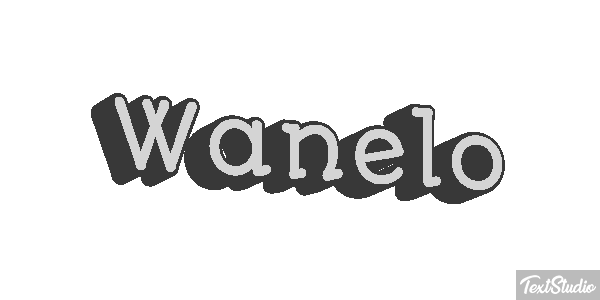 Wanelo テキスト効果