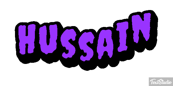 Hussain Text effect