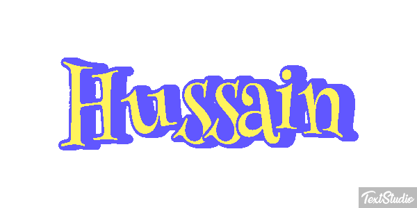Hussain Text effect
