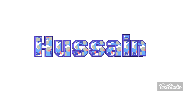 Hussain Text effect