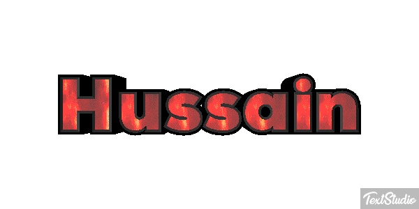 Hussain Text effect
