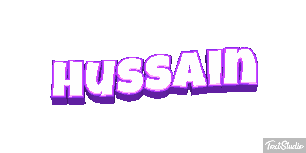 Hussain Text effect