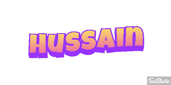 Hussain Text effect