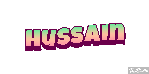 Hussain Text effect