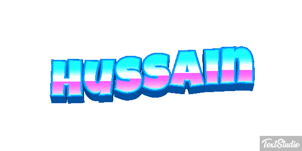 Hussain Text effect