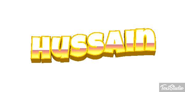 Hussain Text effect
