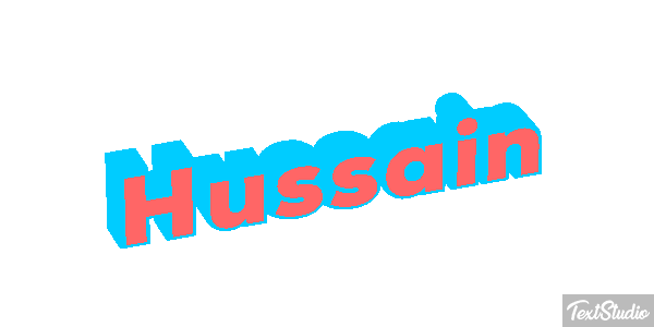 Hussain Text effect