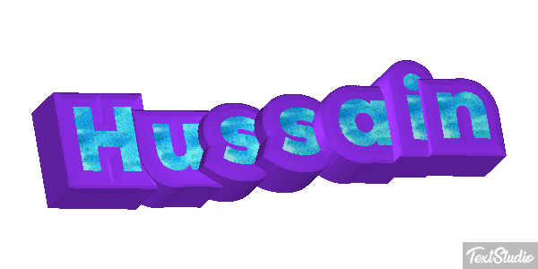 Hussain Text effect