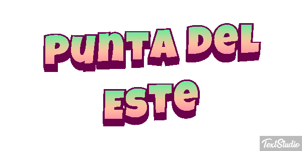 Punta del Este Efecto de texto