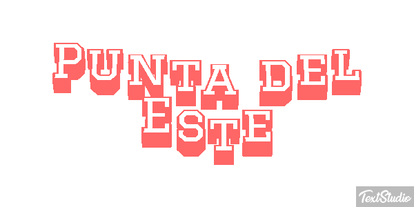 Punta del Este Efecto de texto
