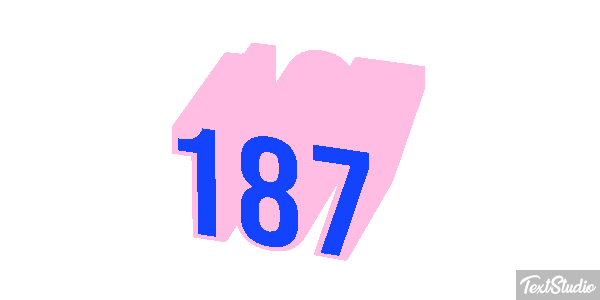 187 Efecto de texto